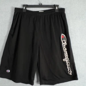 Pantalones Cortos Champion Auténticos Hombres Talla 1 XL Negros Gimnasio Activo Baloncesto Pantalones Cortos Logo - Imagen 1 de 11
