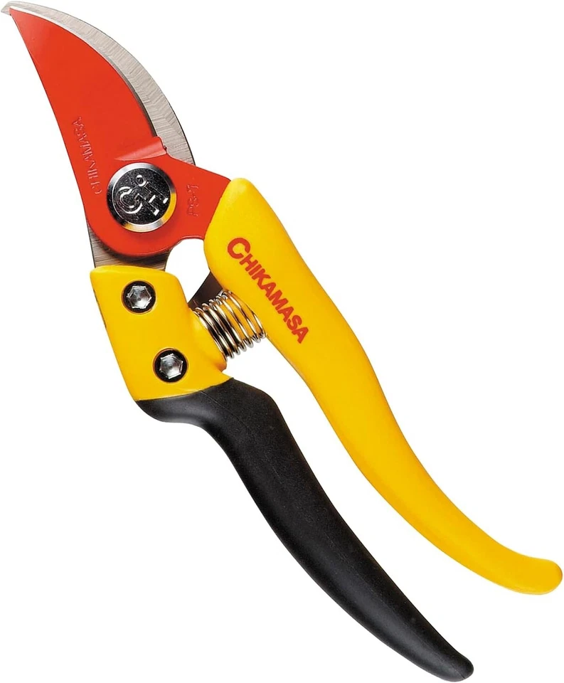Chikamasa Pruning Scissors Ultra Rosso 7 190mm PS-7Y Yelllow - Image 1 of 4