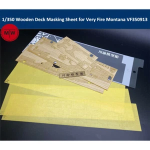 1/350 Wooden Deck Masking Sheet for Very Fire Montana VF350913 Ship Model - Picture 1 of 3