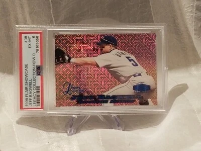 1998 Flair Showcase Legacy Row 0 Jeff Bagwell PSA 6 #79/100 Astros HOF - Изображение 1 из 2