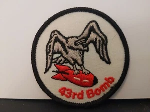 USAF 43rd BOMB SQUADRON COLOR PATCH 3:x 3:inch - Picture 1 of 3