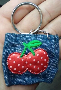 Llavero monedero cereza - Imagen 1 de 3