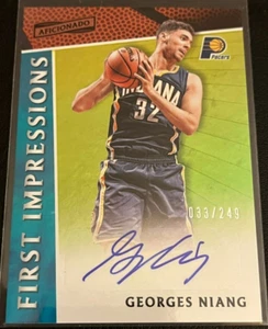 2016 Panini Aficionado First Impressions #033/249 Georges Niang #24 Rookie Autogramm - Bild 1 von 2