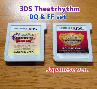 Nintendo 3DS Dragon Quest Final Fantasy DQ FF Theatrhythm CC Cart Only *Japanese - Image 1 of 3