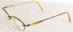CHARMANT CH8248 Titanium / Amber Oval RX Eyeglass Frames 53□18-140 ☆NO NICKLE☆ - Picture 1 of 10