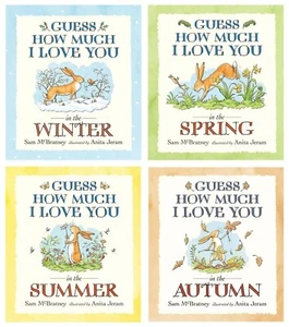 NEW SEALED x 4 GUESS HOW MUCH I LOVE YOU board books SPRING SUMMER AUTUMN WINTER - Picture 1 of 1
