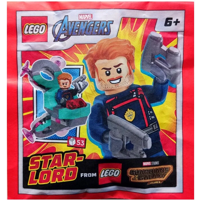 LEGO Marvel Guardians Of The Galaxy  Star Lord Paper Bag 242402 (SEALED) - Image 1 of 1