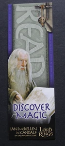 Gandalf Herr der Ringe Karte Lesezeichen American Library Lesen Ian McKellen 2001 - Bild 1 von 4