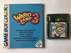 Wario Land 3 (nur Cartridge + Anleitung, Region Free) Gameboy GBA Advance - Bild 1 von 5
