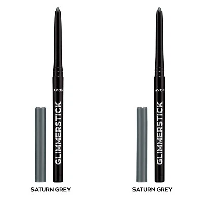 NEW Avon Glimmerstick Retractable Eyeliner - Saturn Grey 0.28 g / SET OF 2 - Image 1 of 4