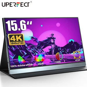 15,6" 4K Gaming Monitor 3840x2160 PC Bildschirm Tragbarer Monitor USB C HDMI - Bild 1 von 6