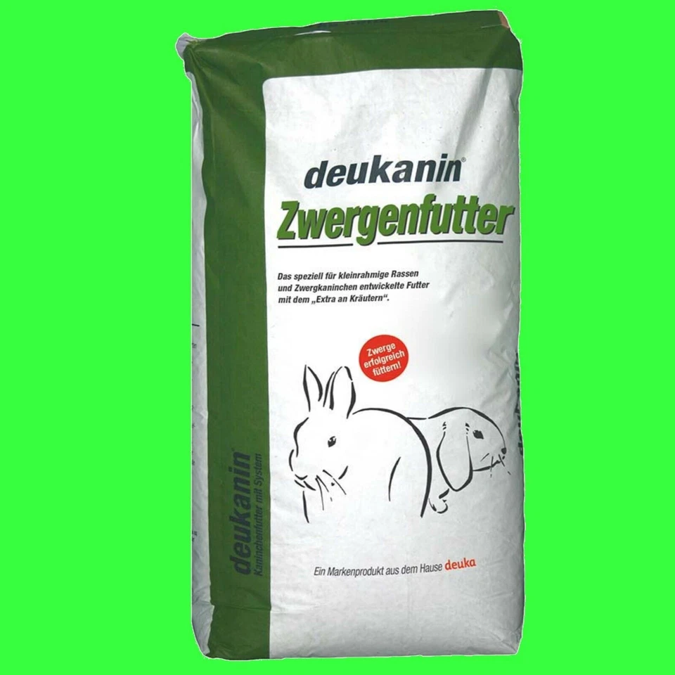 Deukanin Zwergenfutter 25 kg Zwergkaninchen Kaninchen - Bild 1 von 1