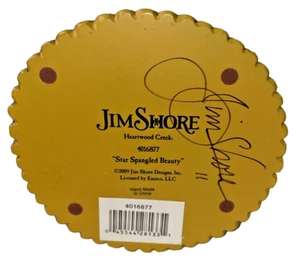 Jim Shore Star Spangled Beauty Angel Patriotic Signed Heartwood Creek Enesco '09 - Picture 1 of 18
