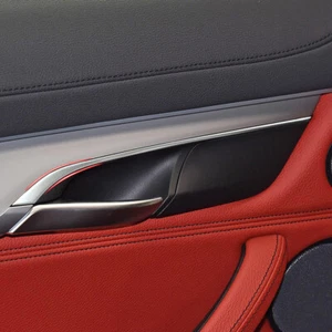 For BMW X5 F15 X6 F16 Car Door Handle Trim Stripes Stickers Interior Accessories - Picture 1 of 6