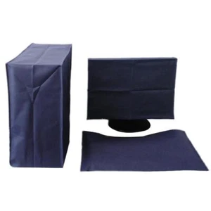 Computer Cover Desktop Dust Cover LCD Monitor Host Keyboard Cover Threepiec T4W8 - Afbeelding 1 van 14