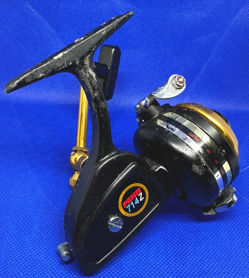 Penn 714Z Spinning Reel Vintage RARE FIND. USA MADE! - Image 1 of 4