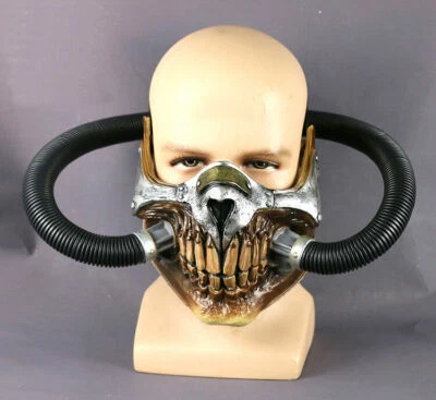 Mad Max 4 Fury Road Immortan Joe Cosplay Face Gas Mask Halloween Cos PVC Mask - Image 1 of 4