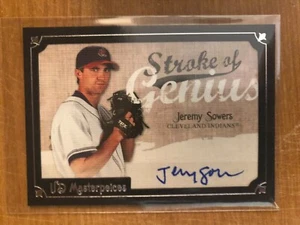 2007 Upper Deck Masterpieces Stroke of Genius Jeremy Sowers autograph card - Picture 1 of 1