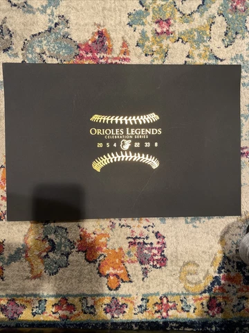 Rare Baltimore Orioles Celebration Series 2012 Ticket Display Legends HOF Ripken Cover