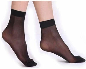 6-12 x Socken knöchelhoch DAMEN kurz 15 DEN hochwertig türkisch hergestellt je 50p - Bild 1 von 4