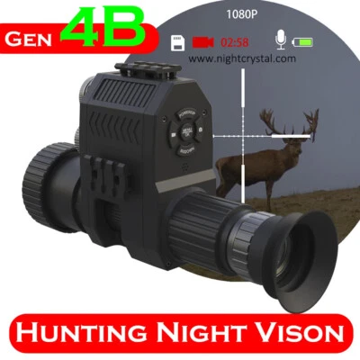 Megaorei4B 1080P Night Vision Scope Hunting Camera Monocular 850nm Laser IR 400m - Image 1 of 4