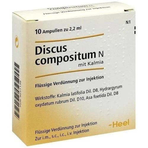 BIOLOGISCHE HEILMITTEL HEEL GMBH DISCUS compositum N mit Kalmia Ampullen 10 St PZN 4031138