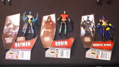 Lote de 3 figuras de acción Arkham Knight & Origins Bat Man Robin  Foto 1 de 4