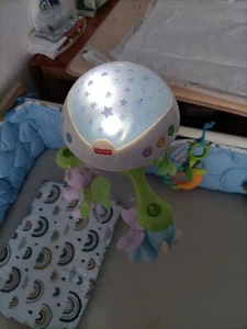 FISHER-PRICE Traumbärchen 3-in-1 Baby Mobile Kinderbett Spiel Musik - Bild 1 von 3