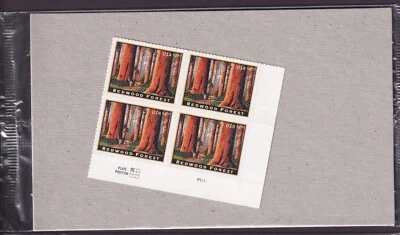 Scott #4378 Redwood Forest Plate Block of 4 Stamps - Sealed - Image 1 of 2