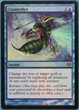 Glamerdye FOIL Eventide PLD Blue Rare MAGIC GATHERING CARD (ID# 209011) ABUGames