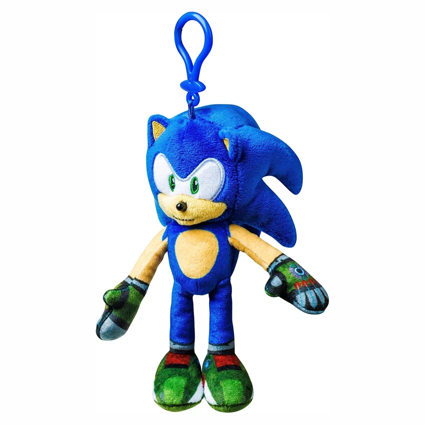 SEGA SONIC Peluche Portachiave Netflix Sonix Prime Bambini Originale con Gancio