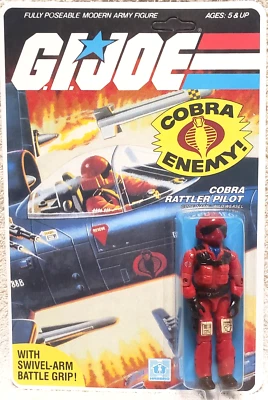 GI Joe984 Cobra Wild Weasel 100% Complete Re 1Carded On UnPunched Custom Card - Image 1 of 4