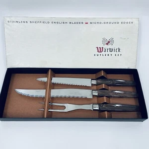 Juego de cubiertos Warwick Regent Sheffield cuchillas inglesas Sheffield de acero inoxidable - Imagen 1 de 7