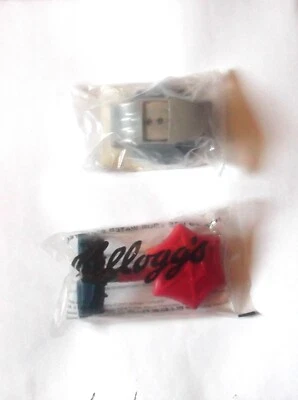 unopened kellogg's spiderman web shooter, spiderman 2 laser signal watch premium - Image 1 of 2