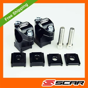 HANDLE FAT BAR CLAMP MOUNT RISER KTM SX SXF 85 125 150 250 350 450 11-15 SCAR - Picture 1 of 4