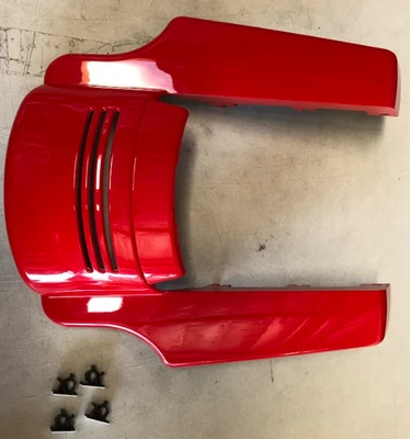 Extensión de guardabarros trasero estirado OS&D Advanblack rojo escarlata para '09-'23 HD Foto 1 de 3