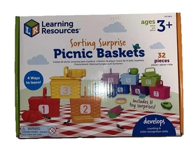 Learning Resources Sorting Surprise Picnic Baskets, Toddler Sorting & Matching - Image 1 of 2