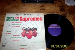 THE SUPREMES ( MERRY CHRISTMAS ) MOTOWN vinyl LP vg NM- - Picture 1 of 1