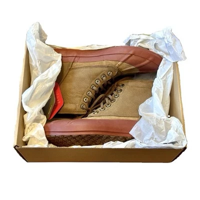 NUEVO CON ETIQUETAS L.L. Botas Bean Bar Harbor Duck, Talla 7, Gamuza Marrón, Goma Arándano Foto 1 de 4