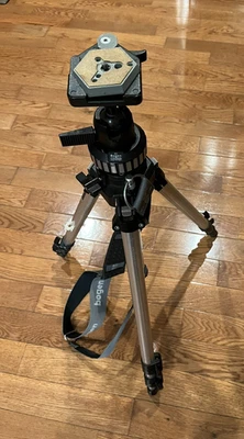Bogen 3021 Tripod + Bogen 3055 Ball Head with Quick Connect Plate  - Image 1 of 4