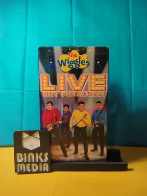 The Wiggles LIVE Hot Potatoes! VHS Tape HIT Entertainment 2004  - Image 1 of 4