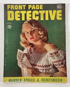 Front Page Detective Magazine April 1946 Dell - Picture 1 of 9