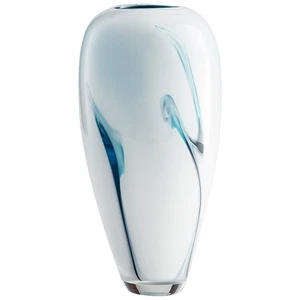 Cyan Design Deep Sky 14" Vase, Blue/White - 10446 - Picture 1 of 1