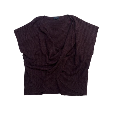 Cárdigan Suéter Rachel Roy Vintage Retro Marrón Mohair Talla Única Foto 1 de 4