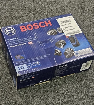 Bosch Chameleon 12 Volt 1/4 Zoll Brushless Rechtwinkliger Akku-Bohrschrauber Set - Bild 1 von 4