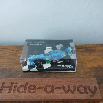 1/43 MINICHAMPS BENETTON 1999 SHOWCAR ALEX WURZ Limited Edition F1 Formula 1 D2 - Image 1 of 4