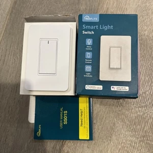 Treatlife Paquete de 4 Interruptor de Luz WiFi Inteligente-Compatible para Alexa y Google SS01S NUEVO - Imagen 1 de 3