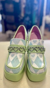 Sugar Thrillz Julep Prep Skool Princess Platform Oxfords Size 8 - Picture 1 of 6