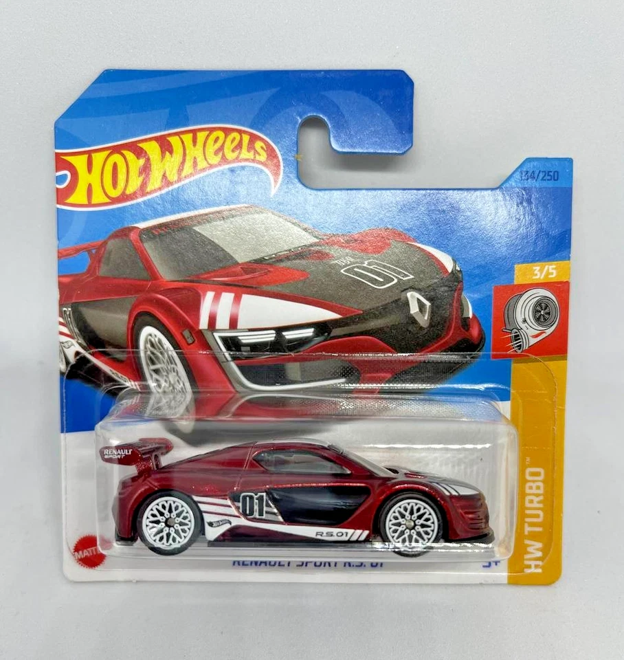 Hot Wheels 2023 Super Treasure Hunt Short Card Renault Sport RS 0.1 Red  Mint - Image 1 of 4