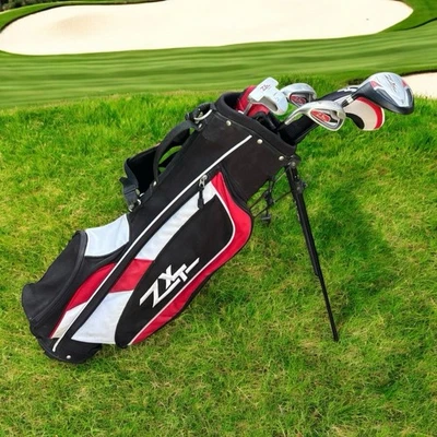 AMF Junior Z XT Golf Club Set Driver, Irons, Putter & Bag Kids Youth Left Hand - Image 1 of 4